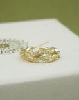 Connected Hoops - Gold