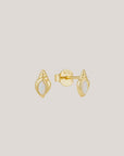 Conch Shell Studs - Gold