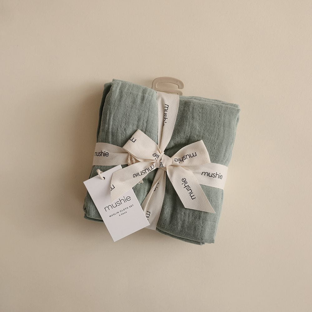 Muslin Cloth | 3 Pack | Roman Green