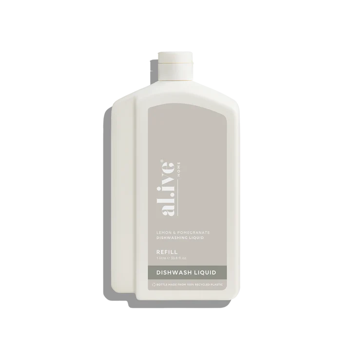 1ltr Dish Wash Refill - Lemon & Pomegranate