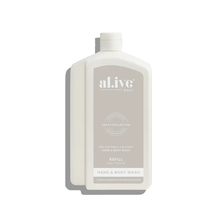 1ltr  Wash Refill - Sea Cotton & Coconut