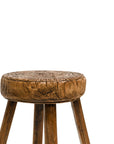 Original Wooden Round Stool