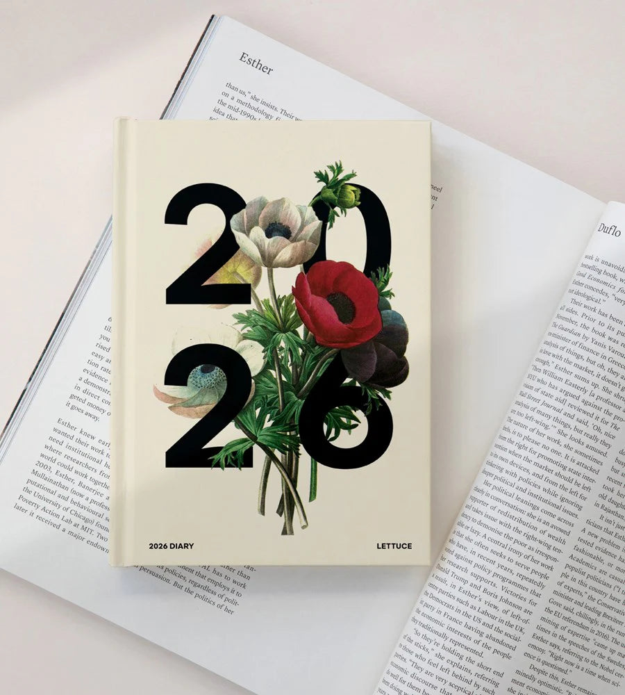 Lettuce | Daily Diary 2026 | Anemones - PRE ORDER