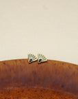 Fantail Studs - Gold
