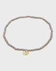 Indie Bracelet - Gold Plated - Grey