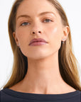 Oryth Earrings 2-In-1 Set, Silver-Plated