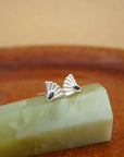 Fantail Studs - Silver
