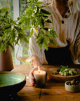 Waxed Perfume Kitchen Candle | Lotus Leaf & Lustre + Yuzu