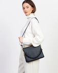Matilda Crossbody | Black + Tonal Chain