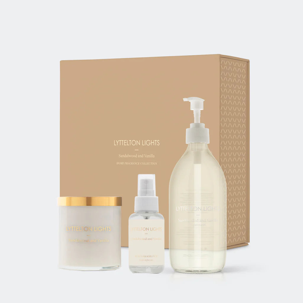 Sandalwood and Vanilla Home Fragrance Collection
