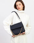 Daria Shoulder Bag | Black Bubble