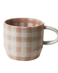 Soft Terracotta Check Mug / Cat's Pyjamas