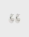 Jennings Hoop Earrings - Silver Plated