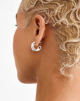Jennings Hoop Earrings - Silver Plated