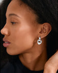 Iokaste Recycled Chunky Hoops - Silver Plated