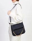 Daria Shoulder Bag | Black Bubble