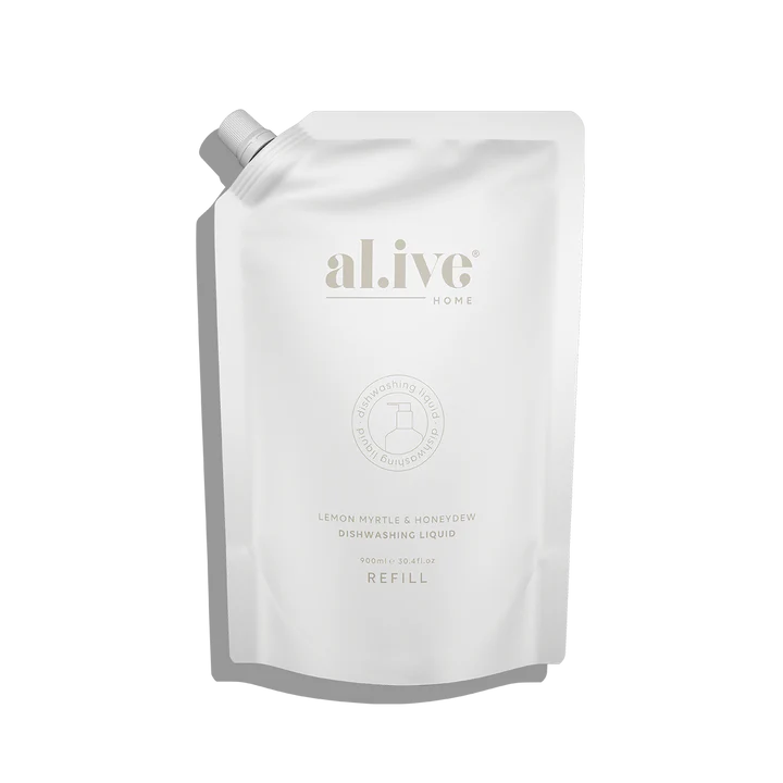 900ml Dish Wash Refill - Lemon Myrtle & Honeydew