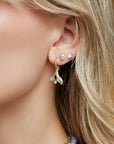 Conch Shell Studs - Gold