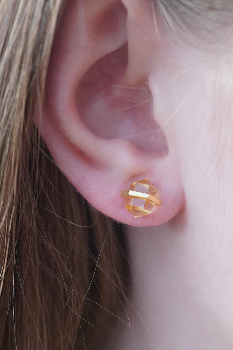 Abundance Intention Studs - Gold