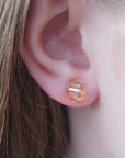 Abundance Intention Studs - Gold