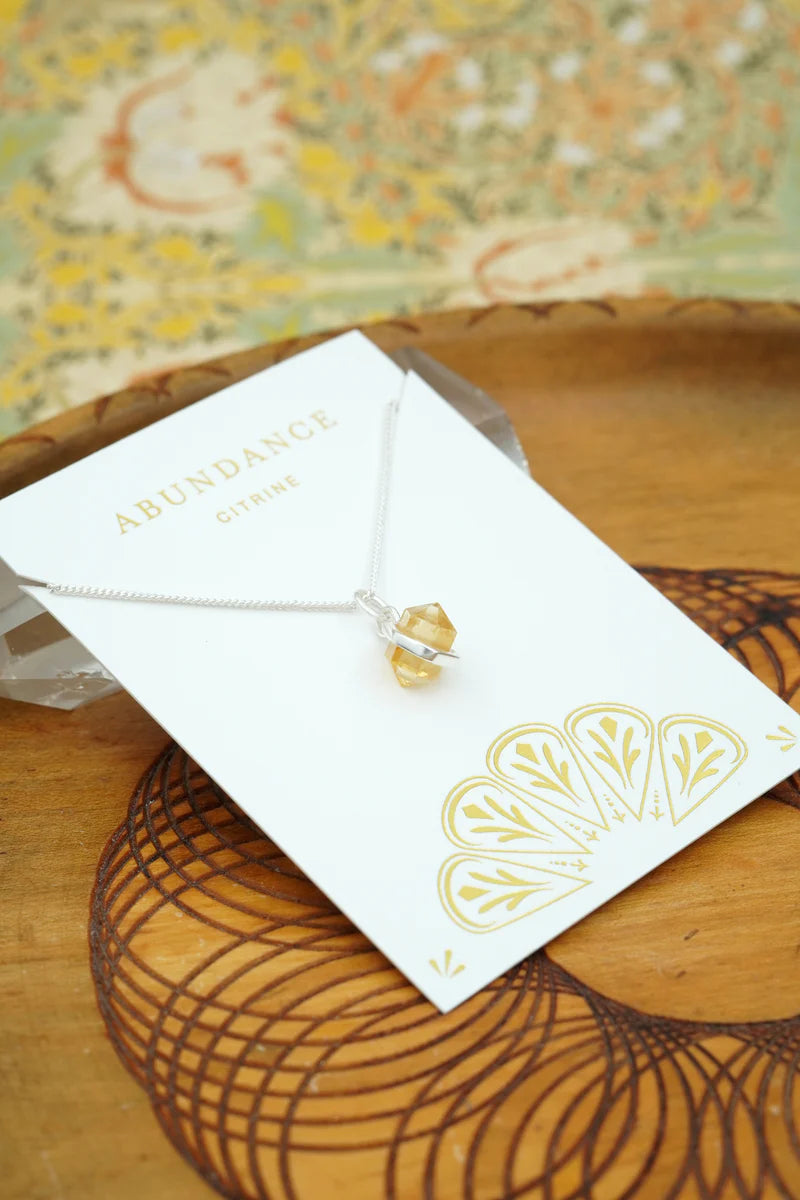 Abundance Intention Necklace - Silver