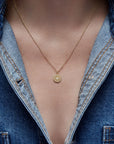 Cloud Nine Symbol Necklace - Gold