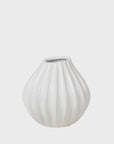 BROSTE Vase Wide Small White