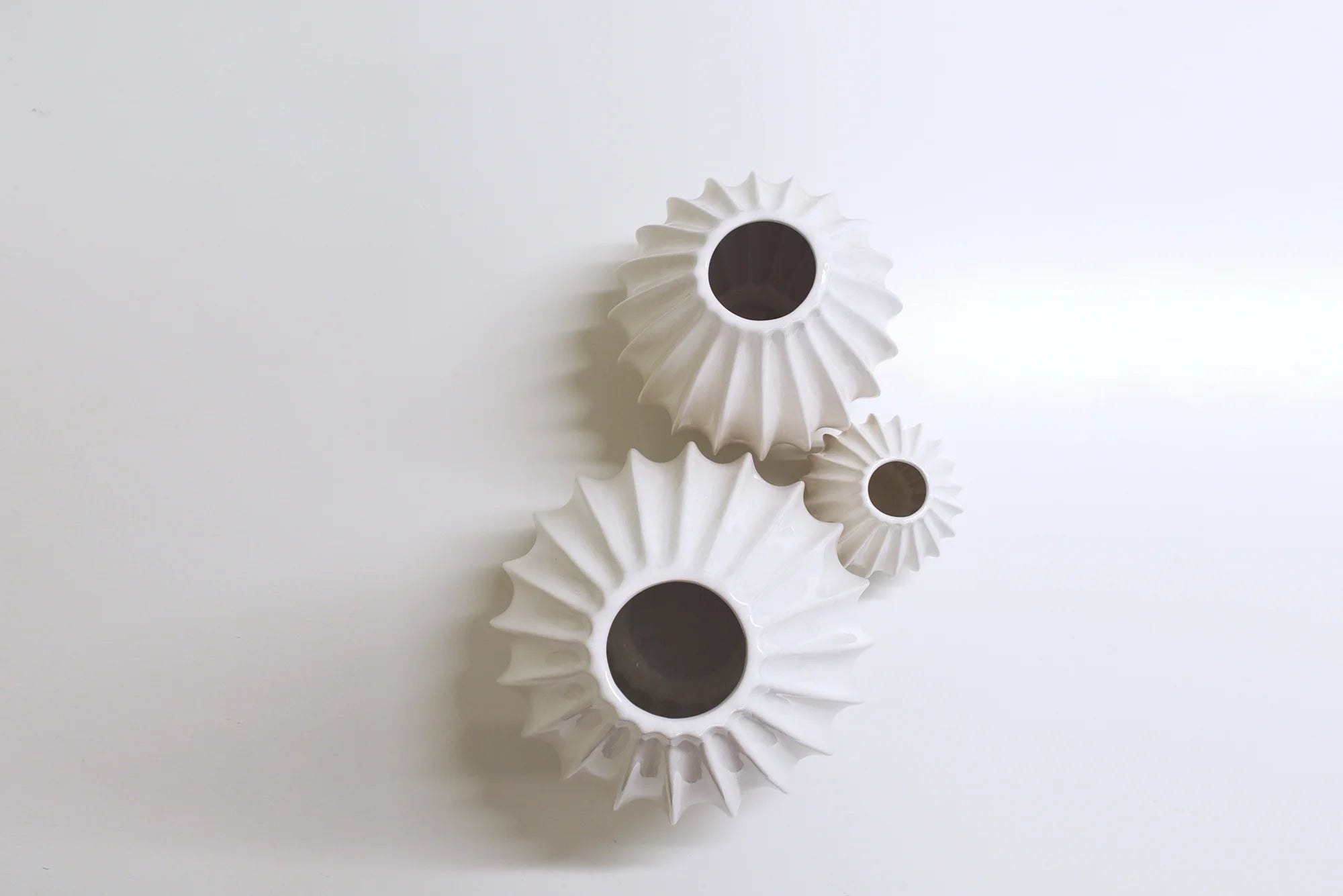 BROSTE Vase Wide Large White