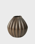 BROSTE Vase Wide - Antique Brown | Large