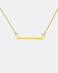 Bar Necklace - Gold
