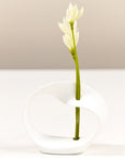 Twisted Ribbon Bud Vase