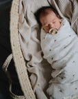 Organic Cotton Muslin Swaddle Blanket | Boats