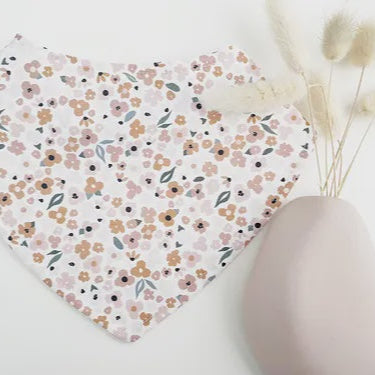 Cream Flourish Dribble Bib