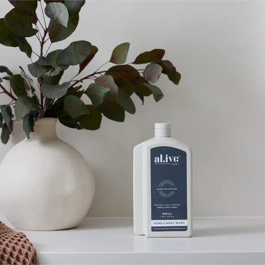 1ltr  Wash Refill - Coconut & Wild Orange