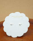 Fantail Studs - Silver