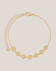 Daisy Chain Bracelet - Gold