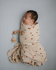 Organic Cotton Muslin Swaddle Blanket | Butterflies
