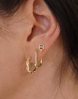 Connected Hoops - Gold