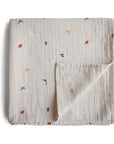Organic Cotton Muslin Swaddle Blanket | Dinosaurs