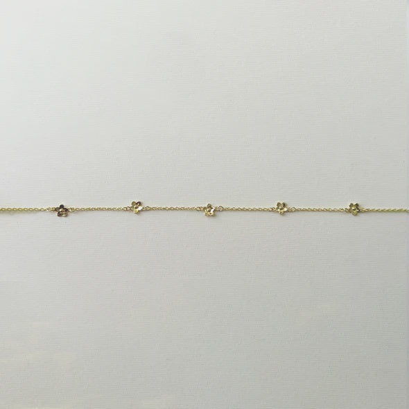 Daisy Chain Necklace | Gold