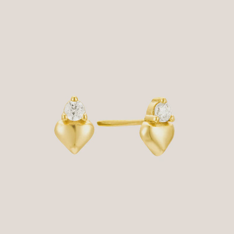 You Are Loved Studs - Gold