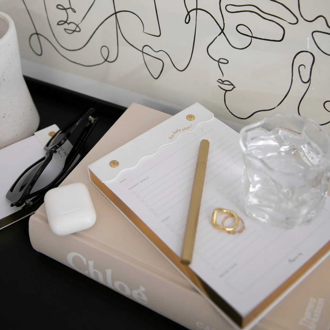 Curved Daily Notes Nude