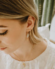 Guardian Angel Studs - Gold
