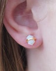 Intuition Intention Studs - Gold