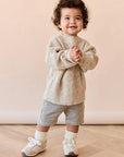 Johan Knit Jumper - Buff Fleck