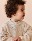 Johan Knit Jumper - Buff Fleck