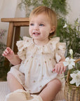Frannie Playsuit - Rosebud Egret