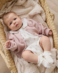 Tasha Knitted Cardigan - Sweetpea Marle