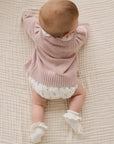 Tasha Knitted Cardigan - Sweetpea Marle
