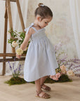 Organic Cotton Desiree Dress - Petite Check